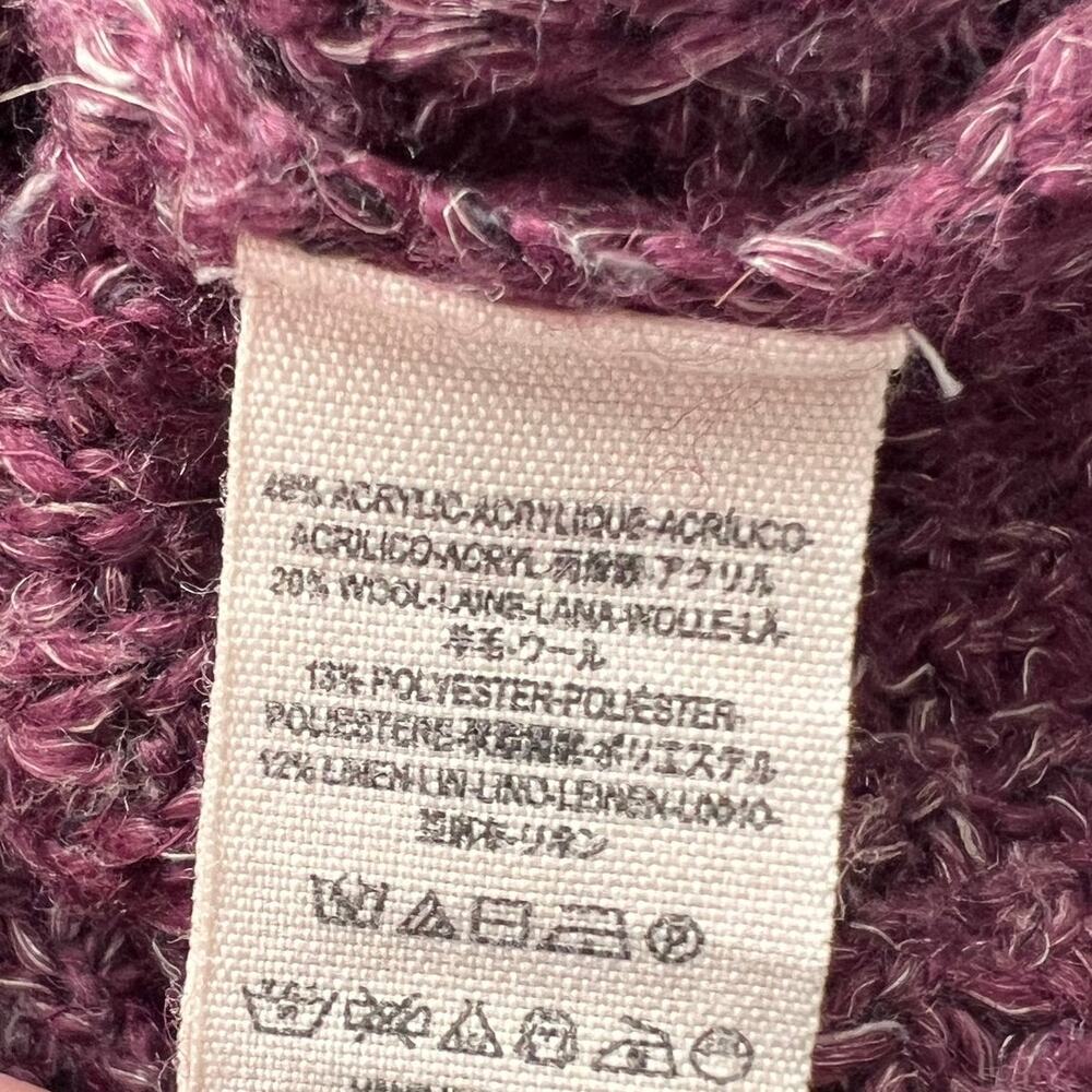 Free People Purple Soft Knit Oversized Pullover Sweater, S - Picture 11 of 11